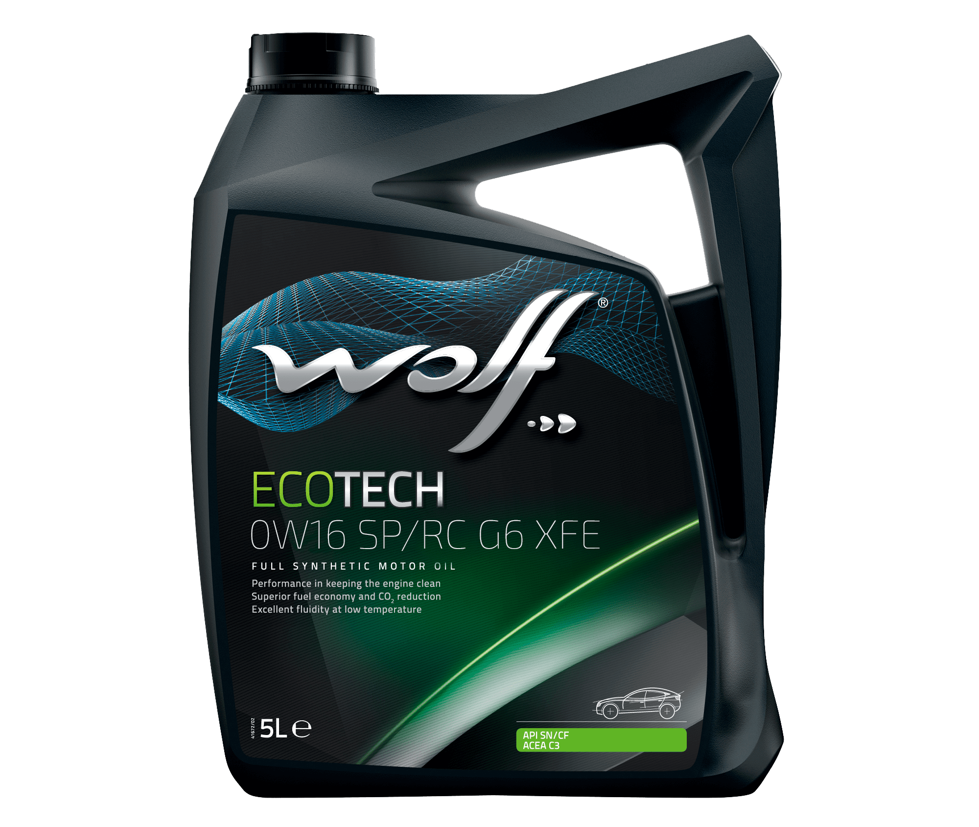 Моторное масло Wolf EcoTech 0W16 SP/RC G6 XFE, 5л (WOLF: 161525)